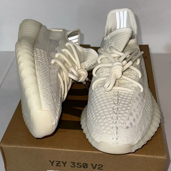 Adidas Yeezy Boost 350 V2 Pure White - BONE Sneakers BRAND NEW - Picture 1 of 7